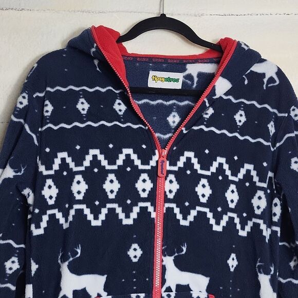 MEN'S BLUE REINDEER JUMPSUIT. Size L - Picture 6 of 15